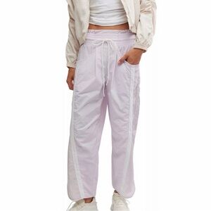 Free People Movement Champ is Here Rose Wash Track Pants- Size L